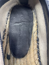 Load image into Gallery viewer, Authentic Tory Burch Womens Blue Slip-On Espadrille Flats Size 5.5M Damaged