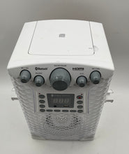 Load image into Gallery viewer, Singing Machine Model SML633W White CD MP3 HDMI Karaoke System Not Tested