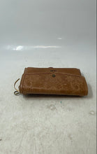 Load image into Gallery viewer, The Sak Womens Brown Leather Floral Embossed Detachable Strap Crossbody Purse