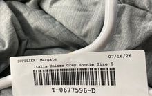 Load image into Gallery viewer, Italia Mens Gray Heather Long Sleeve Pullover Hoodie Size Small