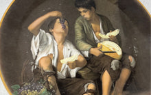 Load image into Gallery viewer, Schumann Bavaria Two Beggar Boys Eating Grapes And Melon Ceramic Collector Plate
