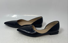 Load image into Gallery viewer, Franco Sarto Womens Neiman Black Leather Slip-On Ballet Flats Size 7.5M