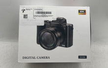 Load image into Gallery viewer, Model DC226 Black 16x Powerful Zoom 8K Ultra HD Digital Camera Not Tested In Box