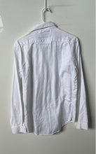 Load image into Gallery viewer, Zara Man Mens White Slim Fit Long Sleeve Collared Button-Up Shirt Size M