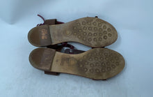 Load image into Gallery viewer, AGL Attilio Giusti Leombruni Womens Brown Red Slingback Sandals Size EUR 39