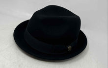 Load image into Gallery viewer, Goorin Bros. Mens Black Good Boy Round Brim Fedora Hat Size XXL