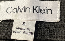 Load image into Gallery viewer, Calvin Klein Womens Black White Check Regular Fit Skinny Leg Ankle Pants Size 8