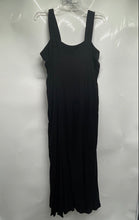 Load image into Gallery viewer, Vince Camuto Womens Black Challis Square Neck Smocked Maxi Dress Size XL