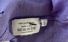 Load image into Gallery viewer, Authentic Yves Saint Laurent Womens Purple Long Sleeve Blouse Top Size Small
