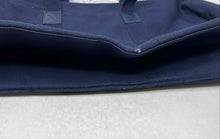 Load image into Gallery viewer, Ralph Lauren Fragrance Mens Blue Double Handle Zip Top Travel Duffle Bag