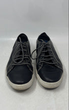 Load image into Gallery viewer, Skechers Mens Porter Ressen 64737 Black Leather Lace-Up Sneaker Shoes Size 10