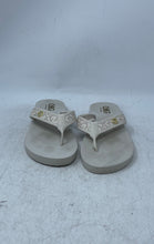 Load image into Gallery viewer, G By Guess Womens Beige Monogram Slip-On Flip-Flop Sandals Size 6M