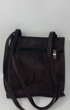 Load image into Gallery viewer, Nine West Womens Brown Outer Pocket Double Strap Medium Shoulder Handbag