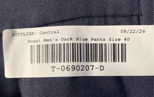 Load image into Gallery viewer, Boggi Milano Mens Dark Blue Flat Front Pockets Straight Leg Dress Pants Size 40