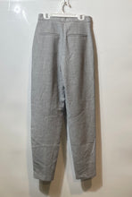 Load image into Gallery viewer, Zara Womens Gray Pleated Front Pockets Straight Leg Trouser Pants Size XS