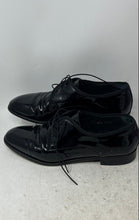 Load image into Gallery viewer, Vito Pegola Mens Black Patent Leather Low Top Derby Dress Shoes Size 11.5M