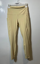 Load image into Gallery viewer, Lululemon Womens Align Beige Elastic Waist High Rise Ankle Leggings Size 6