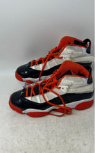 Load image into Gallery viewer, Nike Kids Air Jordan 6 Rings DV1345-108 White Black Orange Sneaker Shoes Size 7Y