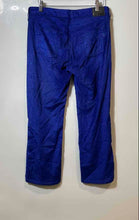 Load image into Gallery viewer, Authentic Armani Jeans Womens Blue Corduroy Straight Leg Jeans Size EUR 28