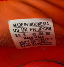 Load image into Gallery viewer, Adidas Mens X 16.3 S79575 Gray Orange Low Top Lace-Up Soccer Shoes Size 8.5