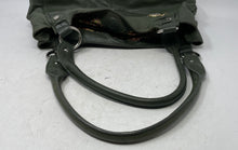 Load image into Gallery viewer, Tignanello Womens Green Leather Double Handle Outer Pockets Lined Shoulder Bag