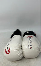 Load image into Gallery viewer, Phoenix Fight Gear White Black Adjustable Strap Boxing Sparring Gloves