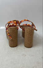 Load image into Gallery viewer, Steve Madden Womens Patrize Multicolor Ankle Strap Platform Sandals Size 9