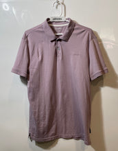 Load image into Gallery viewer, Calvin Klein Mens Purple Cotton Liquid Touch Short Sleeve Polo Shirt Size M