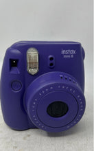 Load image into Gallery viewer, Fujifilm Instax Mini 8 Blue Built-In-Flash Instant Camera In Case Untested