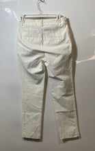 Load image into Gallery viewer, Zara Womens White Flat Front Slash Pockets Skinny Leg Trousers Pants Size 2