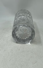 Load image into Gallery viewer, Clear Engraved Crystal Cut Handmade Home Decorative Collectible Flower Vase