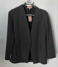 Load image into Gallery viewer, Philosophy Womens Gray Glen Plaid Long Sleeve Open Front Jacket Sz 10 With Tags