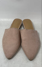 Load image into Gallery viewer, Express Womens Pink Pointed Toe Slip-On Flat Mule Sandals Size 6
