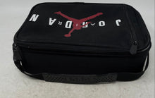 Load image into Gallery viewer, Jordan Mens Black Jumpman Logo Print Top Handle Zipper Compartment Lunch Box