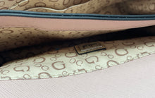 Load image into Gallery viewer, Guess Womens Light Pink & Beige Logo Top-Handle Mini Crossbody Handbag