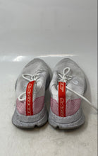 Load image into Gallery viewer, Lacoste Womens Run Spin Eco Gray Pink Lace-Up Sneakers Shoes Size 7