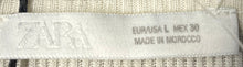 Load image into Gallery viewer, Zara Womens Taupe Beige Asymmetric Ruched Sleeveless Tank Top Size L With Tag