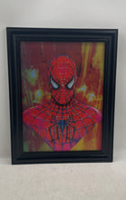 Load image into Gallery viewer, Spider-Man 3D Art Piece Multicolor Wall Decorative Lenticular Print Framed
