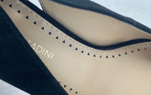 Load image into Gallery viewer, Adrienne Vittadini Womens Black Pointed Toe Slip-On Stiletto Pump Heels Size 7M