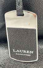 Load image into Gallery viewer, Authentic Lauren Ralph Lauren Womens Black Double Handle Tote Handbag Damaged