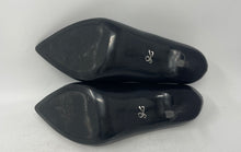 Load image into Gallery viewer, Antonia Saint Womens Victoria Black Leather Slip-On Stiletto Pump Heels Size 10