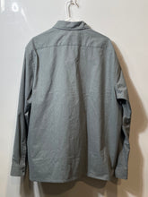 Load image into Gallery viewer, Express Mens Gray Long Sleeve Spread Collar Regular Fit Button-Up Shirt Size XL