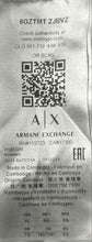 Load image into Gallery viewer, Armani Exchange Mens White Black Cotton Regular Fit Graphic T-Shirt Size XL