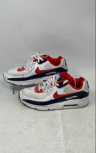 Load image into Gallery viewer, Nike Boys Air Max 90 DJ5177-100 White Orange Lace-Up Sneakers Shoes Size 6.5Y