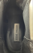 Load image into Gallery viewer, Steve Madden Womens Dover Black Leather Pull-On Ankle Chelsea Boots Size 8.5