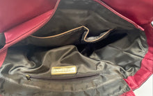 Load image into Gallery viewer, Bosisio Parini Womens Red Black Detachable Strap Inner Pockets Shoulder Tote Bag
