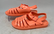 Load image into Gallery viewer, Melissa Womens Light Orange Open-Toe Adjustable Strap Slingback Sandals Size 5