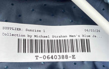 Load image into Gallery viewer, Collection By Michael Strahan Mens Blue Long Sleeve One-Button Blazer Size 50R
