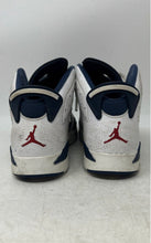 Load image into Gallery viewer, Nike Boys Air Jordan 6 Retro DV3605-164 Blue White Sneakers Shoes Size 2Y