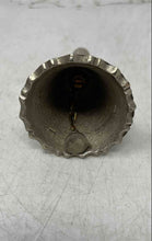 Load image into Gallery viewer, Silver Color Traditional And Melodious Scalloped Rim Decorative Hand Bell